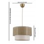OPVIQ Visilica Coral Beige Cream - slika 5