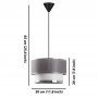 OPVIQ Visilica Cake Grey Silver - slika 5