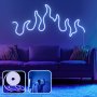 OPVIQ Zidna LED dekoracija Flames XL Blue - slika 1
