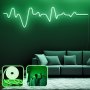 OPVIQ Zidna LED dekoracija Gamer Adrenaline XL Green - slika 1