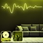 OPVIQ Zidna LED dekoracija Gamer Adrenaline XL Yellow - slika 1
