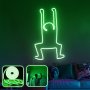 OPVIQ Zidna LED dekoracija Happiness XL Green - slika 1
