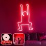 OPVIQ Zidna LED dekoracija Happiness XL Red - slika 1