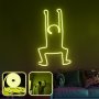 OPVIQ Zidna LED dekoracija Happiness XL Yellow - slika 1