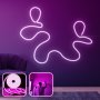 OPVIQ Zidna LED dekoracija Journey XL Pink - slika 1