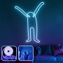 OPVIQ Zidna LED dekoracija Partying XL Blue - slika 1