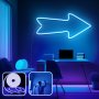 OPVIQ Zidna LED dekoracija Arrow Large Blue - slika 1