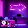 OPVIQ Zidna LED dekoracija Arrow Large Pink - slika 1