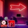 OPVIQ Zidna LED dekoracija Arrow Large Red - slika 1