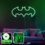 OPVIQ Zidna LED dekoracija Batman Night Large Green - slika 1