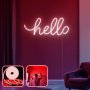 OPVIQ Zidna LED dekoracija Hello Large Red - slika 1