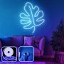 OPVIQ Zidna LED dekoracija Leaf Large Blue - slika 1