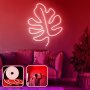 OPVIQ Zidna LED dekoracija Leaf Large Red - slika 1