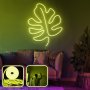 OPVIQ Zidna LED dekoracija Leaf Large Yellow - slika 1
