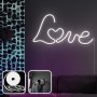 OPVIQ Zidna LED dekoracija Love in Love Large White - slika 1