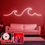 OPVIQ Zidna LED dekoracija Wave Large Red - slika 1