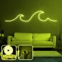 OPVIQ Zidna LED dekoracija Wave Large Yellow - slika 1