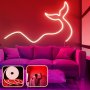 OPVIQ Zidna LED dekoracija Wave and Tail Large Red - slika 1
