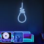 OPVIQ Zidna LED dekoracija Bulb Light Medium Blue - slika 1