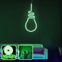 OPVIQ Zidna LED dekoracija Bulb Light Medium Green - slika 1
