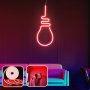 OPVIQ Zidna LED dekoracija Bulb Light Medium Red - slika 1