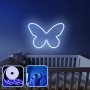 OPVIQ Zidna LED dekoracija Butterfly Medium Blue - slika 1