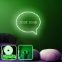 OPVIQ Zidna LED dekoracija Chat Zone Medium Green - slika 1