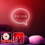 OPVIQ Zidna LED dekoracija Chat Zone Medium Red - slika 1