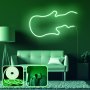 OPVIQ Zidna LED dekoracija Guitar Medium Green - slika 1