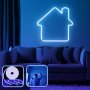 OPVIQ Zidna LED dekoracija Home Medium Blue - slika 1