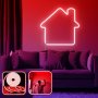 OPVIQ Zidna LED dekoracija Home Medium Red - slika 1