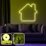 OPVIQ Zidna LED dekoracija Home Medium Yellow - slika 1
