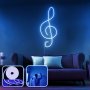 OPVIQ Zidna LED dekoracija Music Medium Blue - slika 1