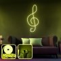 OPVIQ Zidna LED dekoracija Music Medium Yellow - slika 1