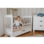 KLUPS Krevetac za bebe IWO 120x60 beli - slika 5