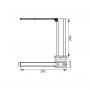 PHILIPS Stona lampa Amber DSK202 bela - slika 3