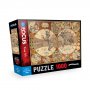 Blue Focus Puzzle 1000 delova Stara mapa sveta - slika 1