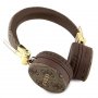 Guess Bluetooth slusalice 4G PU Leather Metal Logo braon (GUBH704GEMW) - slika 2