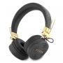 Guess Bluetooth slusalice 4G PU Leather Metal Logo crne (GUBH704GEMK) - slika 1