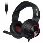 Nubwo Gaming slušalice N11U LED USB crno-crvene - slika 1