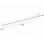 BBLINK EOS Linear P0862-1000A4 20W 3000K Terakota - slika 2