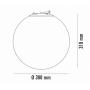 BBLINK EOS Sphere P0862-300A6 28W 3000K Crna - slika 2