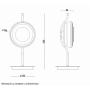 BBLINK Monari 23 Stona lampa 1,5W 3000K - slika 2