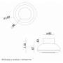 BBLINK Monari 21 Zidna lampa 1,5W 3000K - slika 2