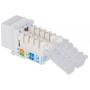 INTELLINET Locking Cat6 Keystone Jack RJ45, beli - slika 4