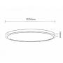 BBLINK LED Plafonjera LV 18W 2800K/4000K/6000K Crna - slika 3