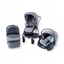 BBO MamaMia kolica za bebe 3 u 1 Grey - slika 1