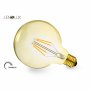 BBLINK LED Filament sijalica G95 6W E27 2200K Amber - slika 1