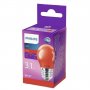 PHILIPS LED sijalica 3.1W(25W) P45 E27 crvena - slika 2