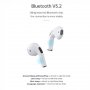 DEVIA Kintone AirBuds Lite Mini TWS bele bezicni slusalice - slika 4